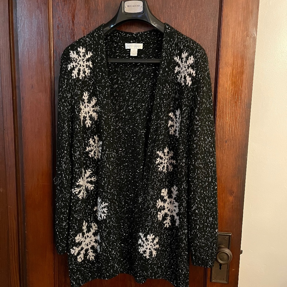 Long Christmas cardigan